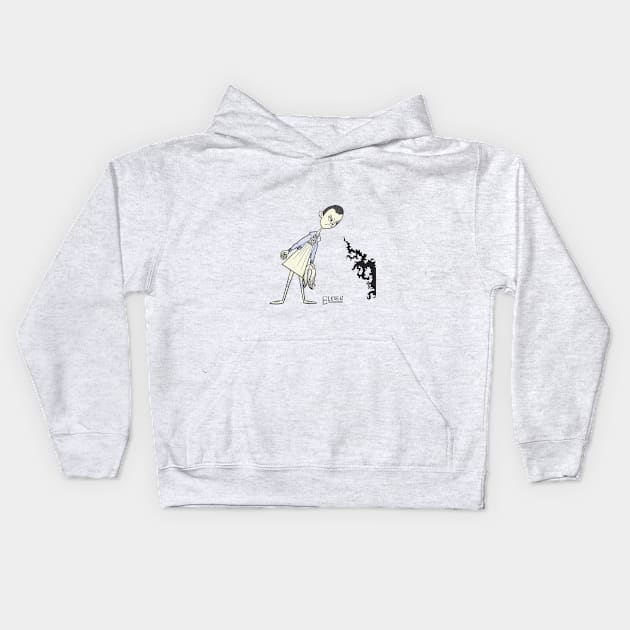 Eleven from "Stranger Things" Kids Hoodie by schomiak